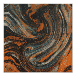 Póster Abstraction Terrestre