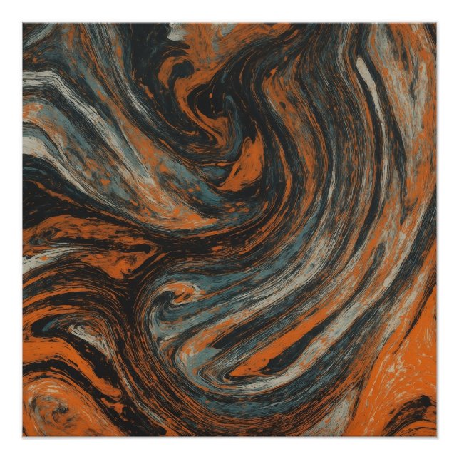 Póster Abstraction Terrestre  (Anverso)