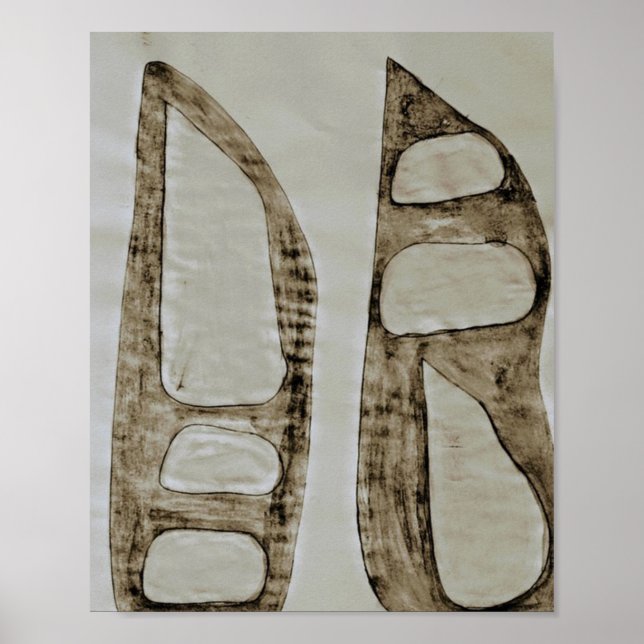 Póster abstracto (Frente)