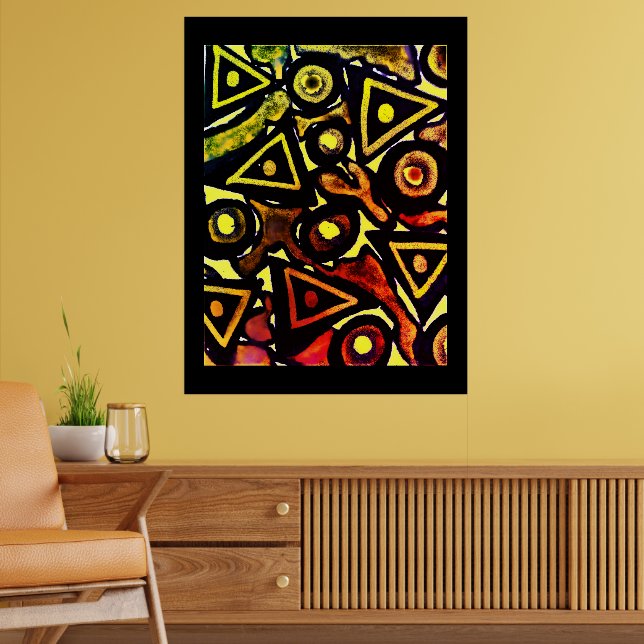 Póster abstracto (Salón 2)