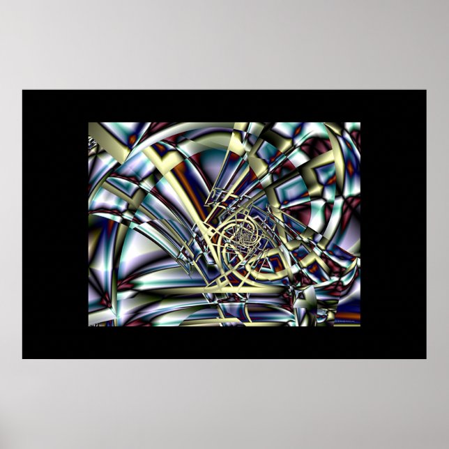 Póster abstracto #1 (Frente)