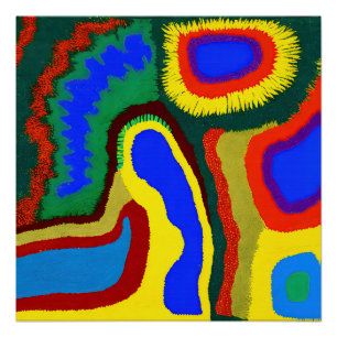 Póster Abstracto aborigen Art Vol. 08