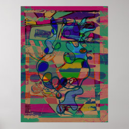 Póster "Abstracto Atractivo" versión alternativa cartel d