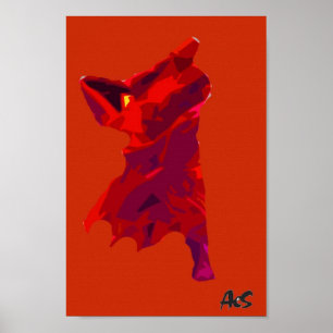PÓSTER ABSTRACTO DANCER