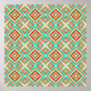 Póster abstracto de fondo de patrón ininterrumpido colori