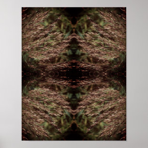 Póster Abstracto De Las Grasas Secas Faterales