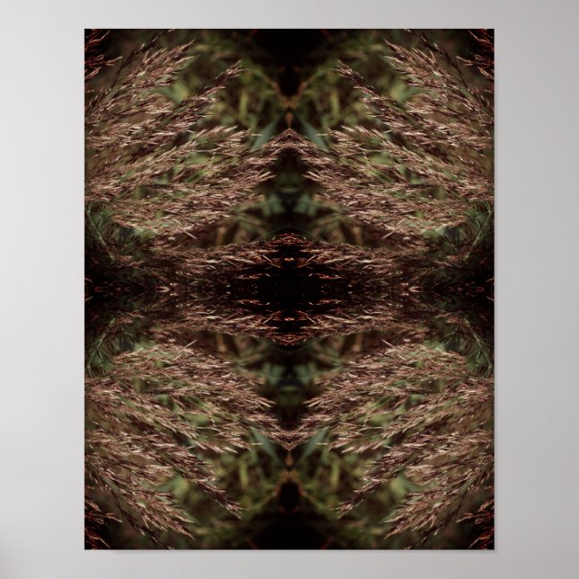 Póster Abstracto De Las Grasas Secas Faterales (Frente)