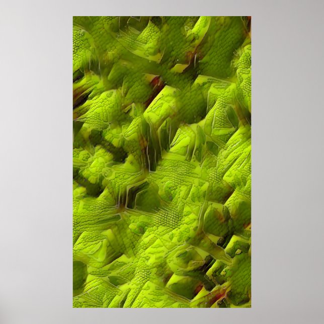 Póster Abstracto de piel de lagarto (Frente)