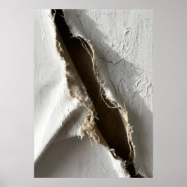 Póster abstracto de tierra cruda dividida | Textur