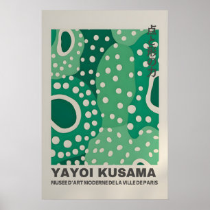 Póster abstracto de Yayoi Kusama - Impresión de Ya