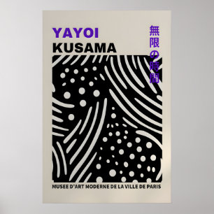 Póster abstracto de Yayoi Kusama - Impresión de Ya