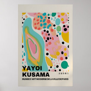 Póster abstracto de Yayoi Kusama - Impresión de Ya