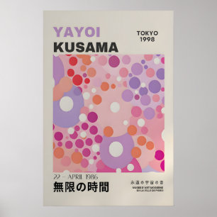 Póster abstracto de Yayoi Kusama - Impresión de Ya