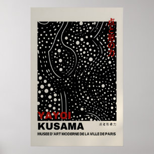 Póster abstracto de Yayoi Kusama - Impresión de Ya