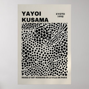 Póster abstracto de Yayoi Kusama - Impresión de Ya