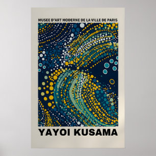 Póster abstracto de Yayoi Kusama - Impresión de Ya