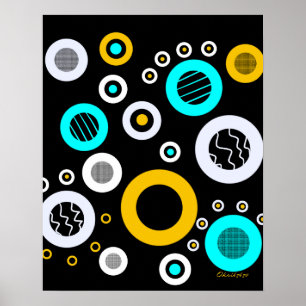 Póster Abstracto geométrico