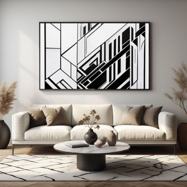 Póster Abstracto Geométrico Moderno (Subido por el creador)