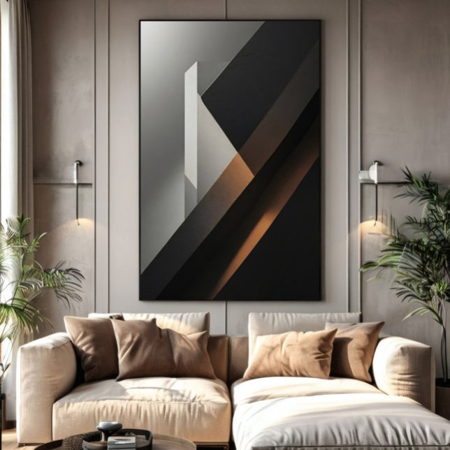 Póster Abstracto Minimalista Concreto Oscuro (Subido por el creador)
