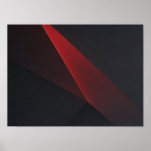 Póster abstracto minimalista de brillo geométrico