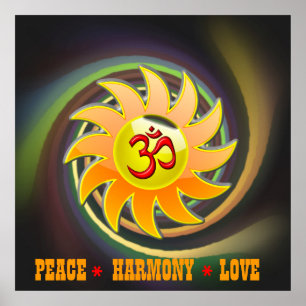 PÓSTER ABSTRACTO OM