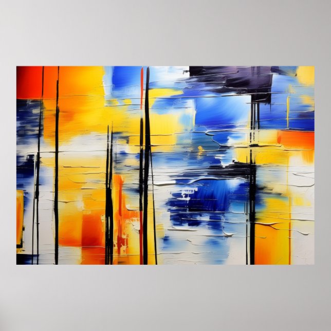 Póster Abstracto Suavidad (Frente)