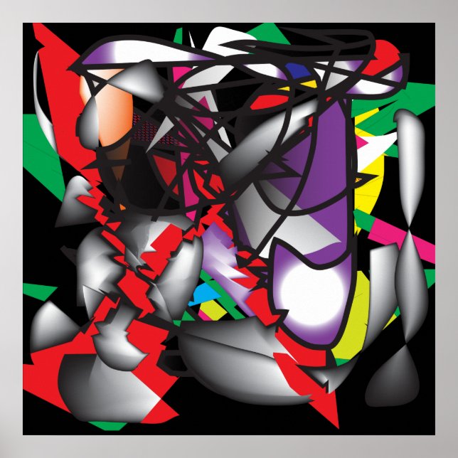 PÓSTER ABSTRACTO UNO (Frente)