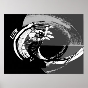 PÓSTER ABSTRACTO WINDMILL 2