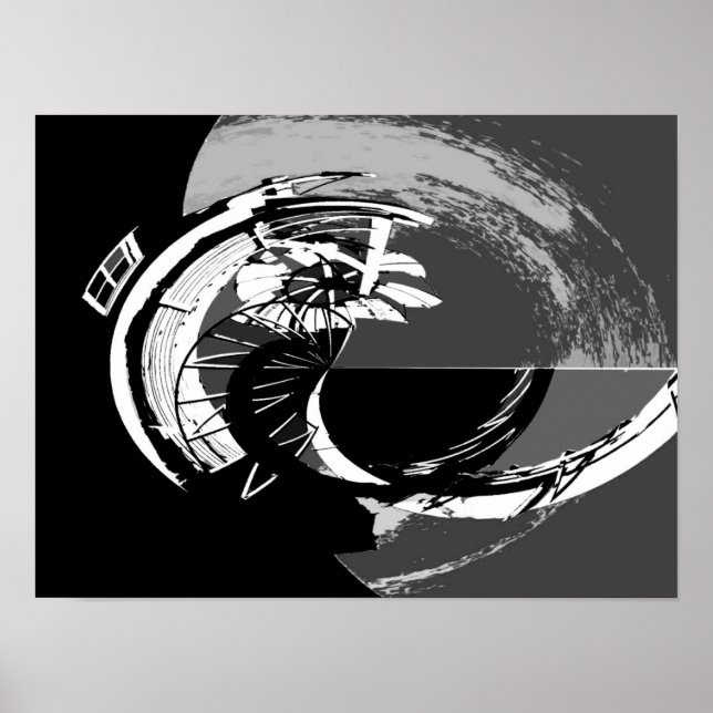 PÓSTER ABSTRACTO WINDMILL 2 (Frente)