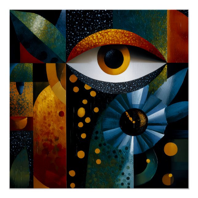 Póster Abstrato (Anverso)