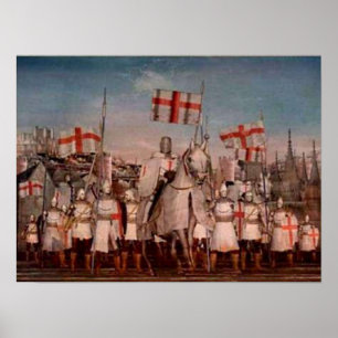 Póster Abteilung der Tempelritter