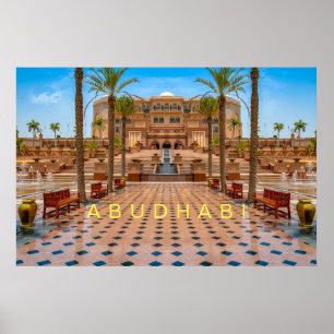 Póster Abudhabi - Palacio