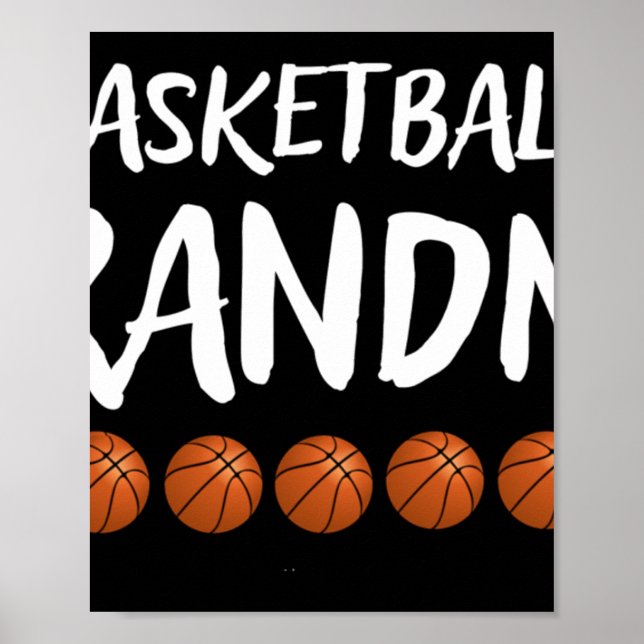 Póster Abuela abuela de baloncesto Grammy Nana Mimi (Frente)