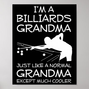 Póster Abuela Abuela De Billiards Guay - Soy Billares