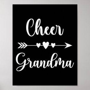 Póster Abuela animadora Abuela animadora Porristas Abuela