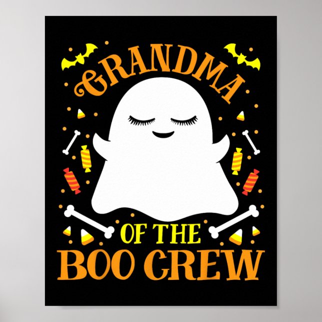 Póster Abuela Boo Crew Ghost Mating Family Set Hallow (Frente)