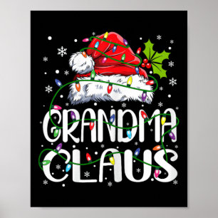 Póster Abuela Claus Navidades Papá Noel Matando Navidad f