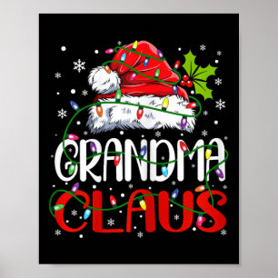 Póster Abuela Claus Navidades Papá Noel Matando Navidad f