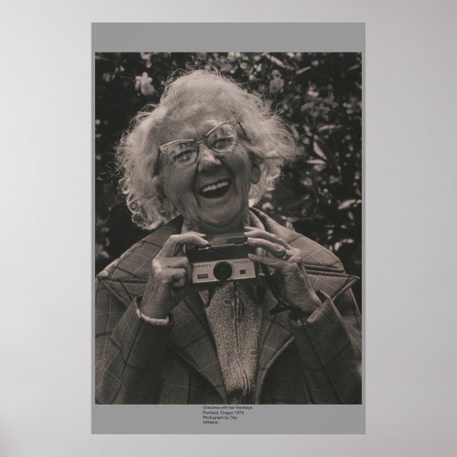 Póster Abuela con su Hawkeye (Frente)