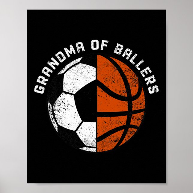 Póster Abuela De Ballers Fun Soccer Abuela (Frente)