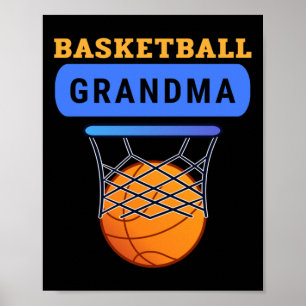 Póster Abuela de baloncesto