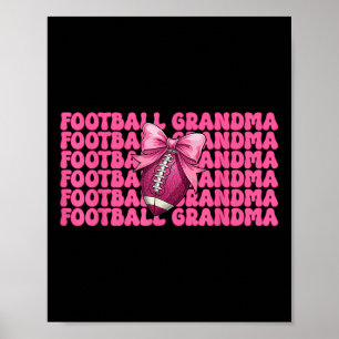 Póster Abuela de fútbol fútbol americano Nana Coquette B