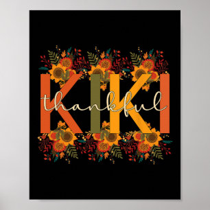Póster Abuela de Kiki gracias por acción de gracias Kiki 