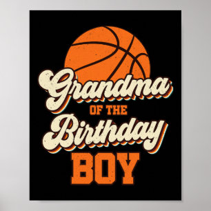 Póster Abuela de Nacimiento Básquetbol Mamá Nana F