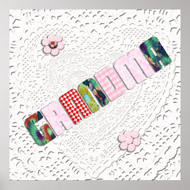 Póster "Abuela" De Papeleo (Frente)