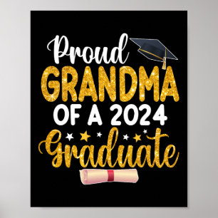 Póster Abuela De Un Certificado De Licenciatura De 2024 D