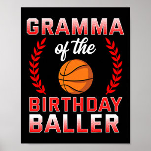 Póster Abuela del niño de cumpleaños Celebración del cump