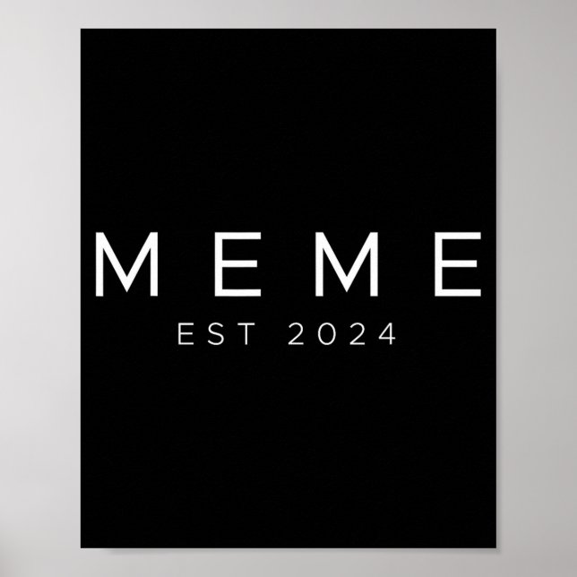Póster Abuela Divertida Pronto Será Meme Est 2024 Nueva A (Frente)