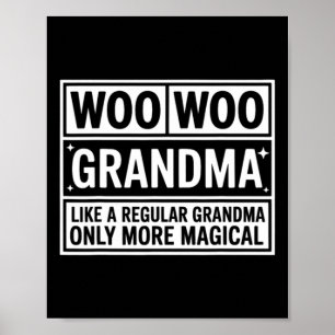 Póster Abuela enamorar como regular solo más mágico