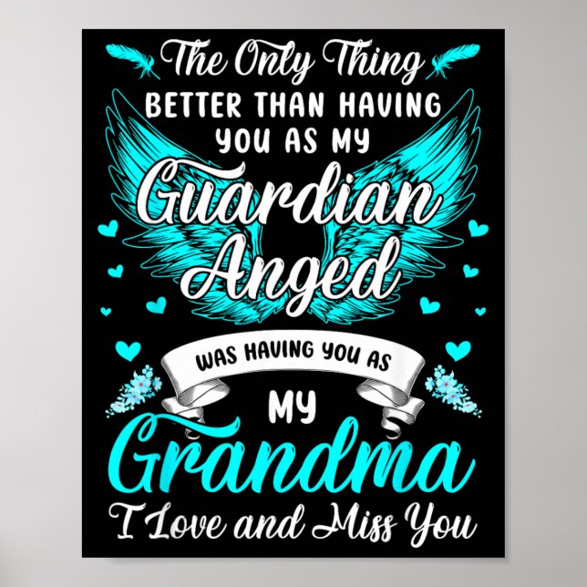 Póster Abuela es Ángel de la Guarda Extraño a Abuela En (Frente)